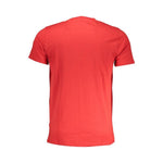 Cavalli Class Red Cotton T-Shirt CA-28590-L