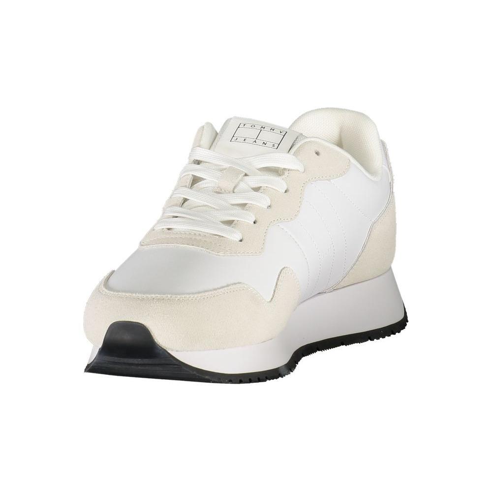 Tommy Hilfiger White Leather Men Sneaker TO-36754-EU40/US7