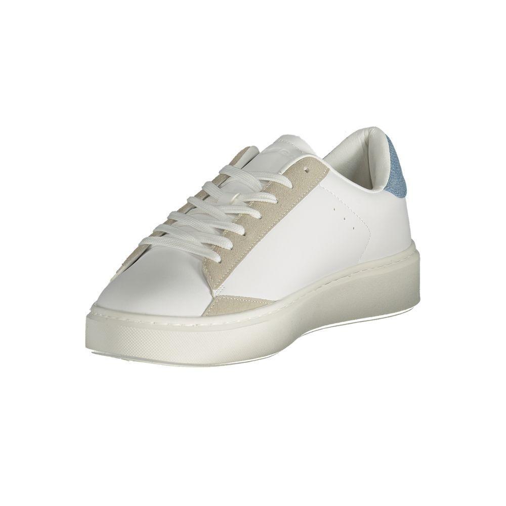 Gas White Polyester Men Sneaker GA-38719-EU40/US7