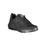 Sergio Tacchini Sleek Black Lace-up Sneakers with Contrast Detailing SE-23681-EU41/US8