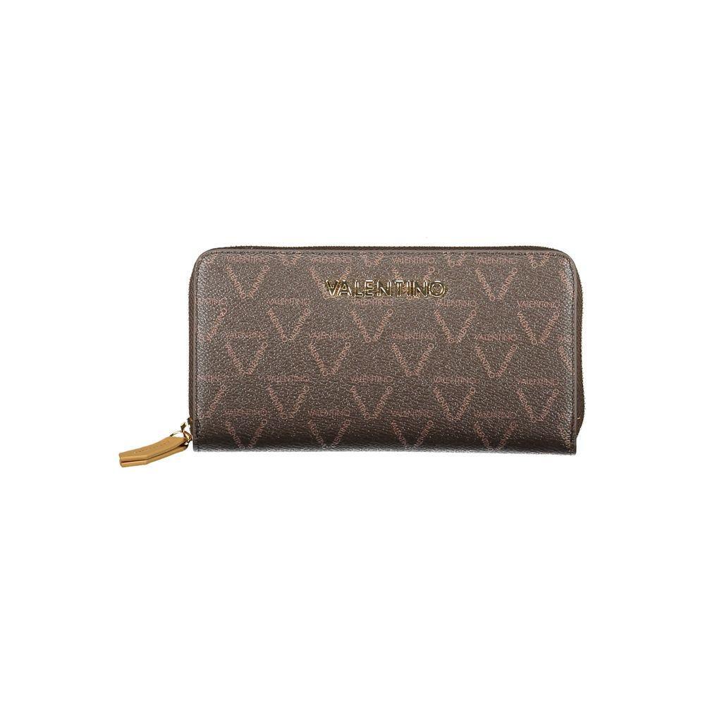 Mario Valentino Brown Polyethylene Women Wallet VA-38265