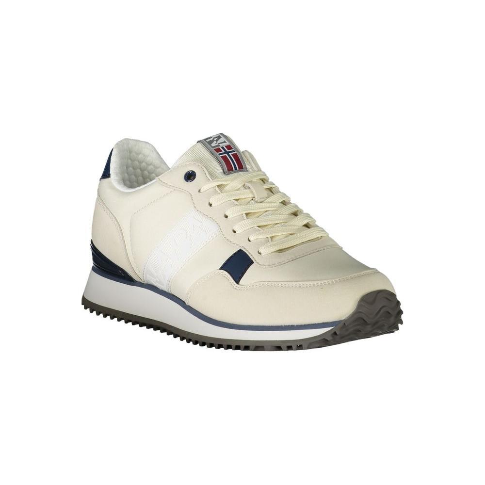 Napapijri White Polyester Sneaker NA-29855-EU40/US7