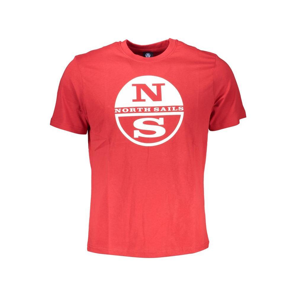 North Sails Red Cotton T-Shirt NO-27295-S