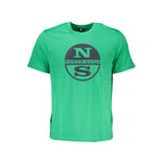 North Sails Green Cotton T-Shirt NO-27336-S
