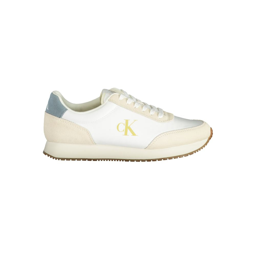 Calvin Klein White Polyester Men Sneaker CA-33712-EU40/US7