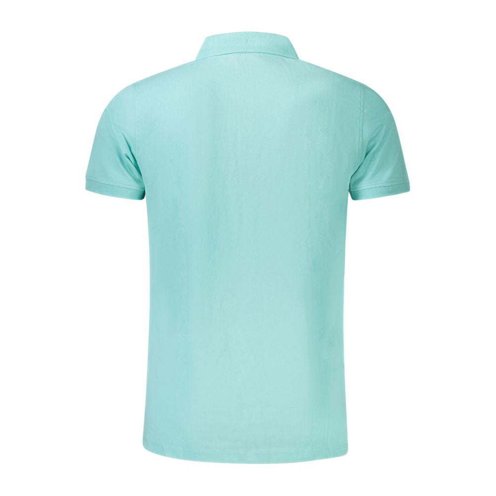 Norway 1963 Light Blue Cotton Men Polo Shirt NO-35499-L