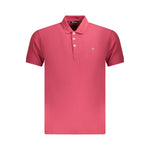 Napapijri Red Cotton Men Polo Shirt NA-35691-S