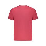 Napapijri Red Cotton Men T-Shirt NA-35699-S