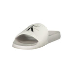 Calvin Klein Calvin Klein White Polyester Men Sandal CA-36783-EU41/US8 1728,67403481248,Calvin Klein,EU41/US8,EU43/US10,Men,Men - Shoes,New with tags,Sandals - Men - Shoes,Shoes,White