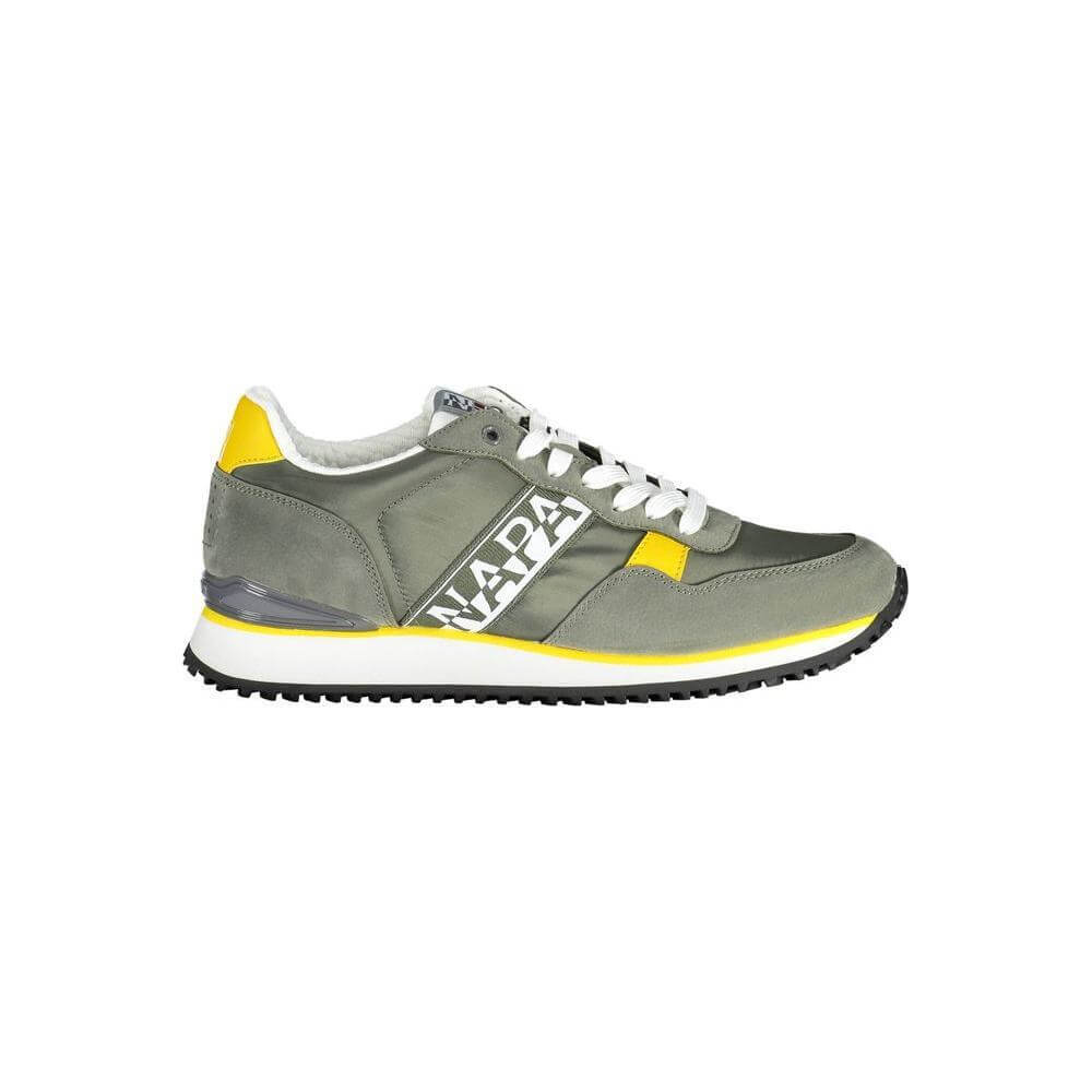 Napapijri Green Polyester Men Sneaker NA-37483-EU44/US11