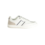Gas White Polyester Men Sneaker