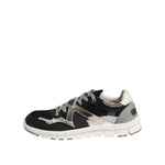 Dolce & Gabbana Multicolor Leather Suede Low Top Sneaker Shoes