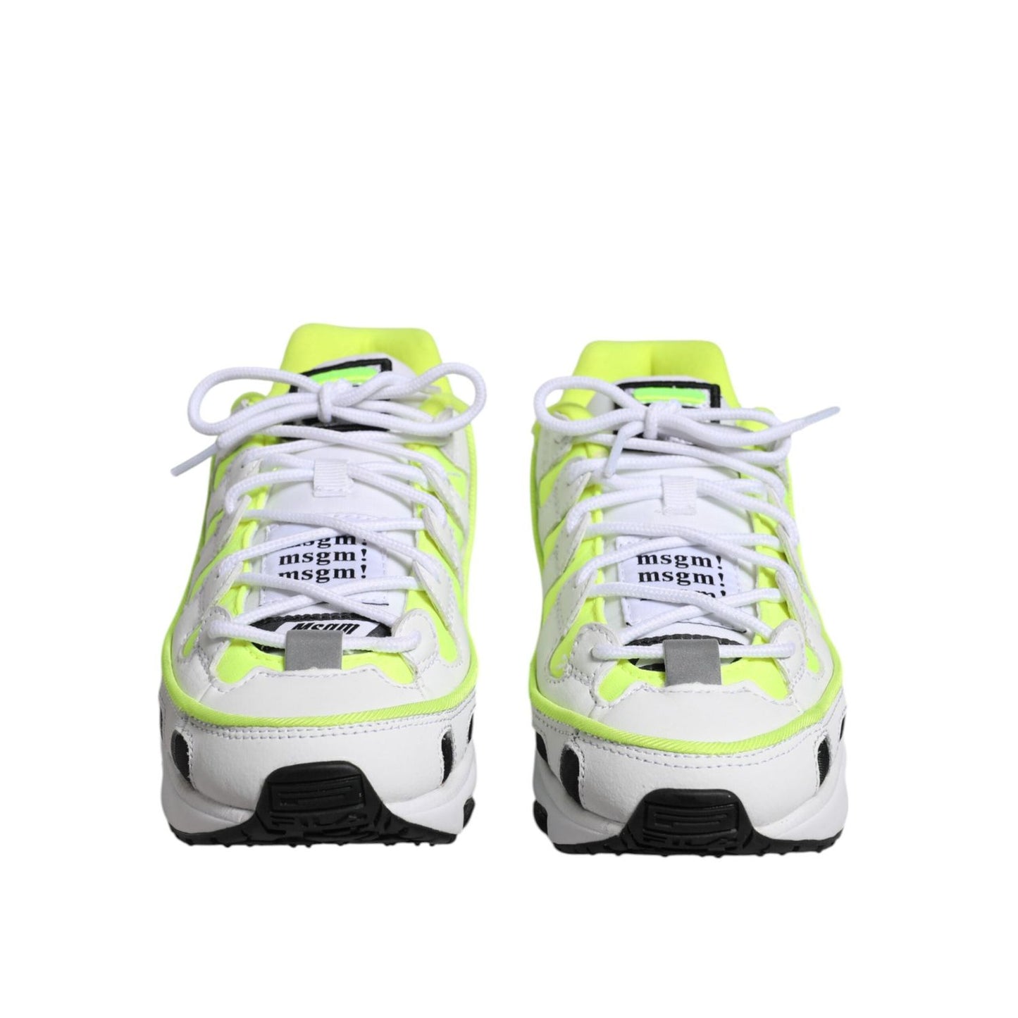 MSGM Multicolor Low Top Trainers Lace Up Sneakers Shoes