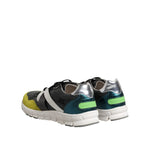 Dolce & Gabbana Multicolor Lace Up Low Top Men Sneakers Shoes