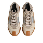 Dolce & Gabbana Multicolor Lace Up Low Top NS1 Sneakers Shoes