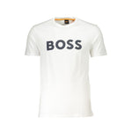Hugo Boss White Cotton T-Shirt BO-28151-XXL