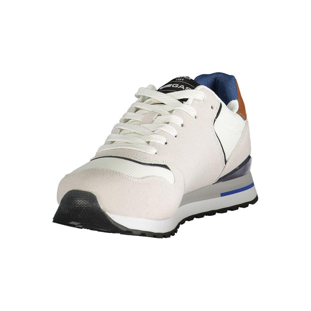 Gas Gas White Polyester Men Sneaker GA-38581-EU44/US11 1728,67403481248,EU44/US11,Gas,Men,Men - Shoes,New with tags,Shoes,Sneakers - Men - Shoes,White