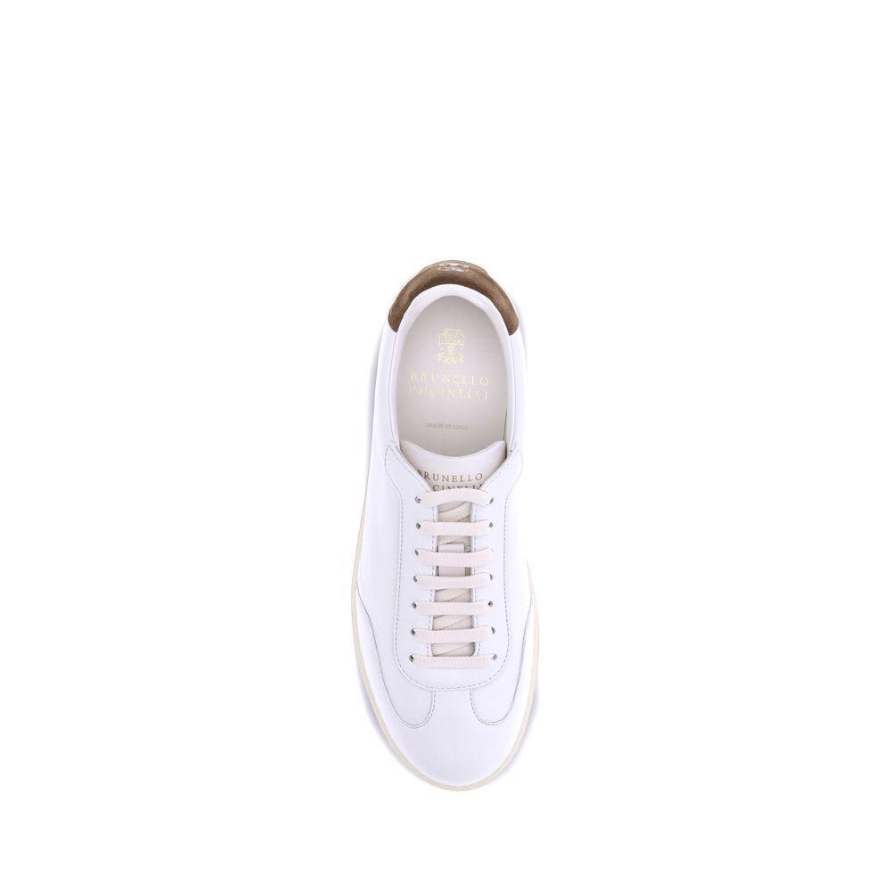 Brunello Cucinelli Leather Sneakers BR-MZUKSGJ336CZX01-EU42/US9