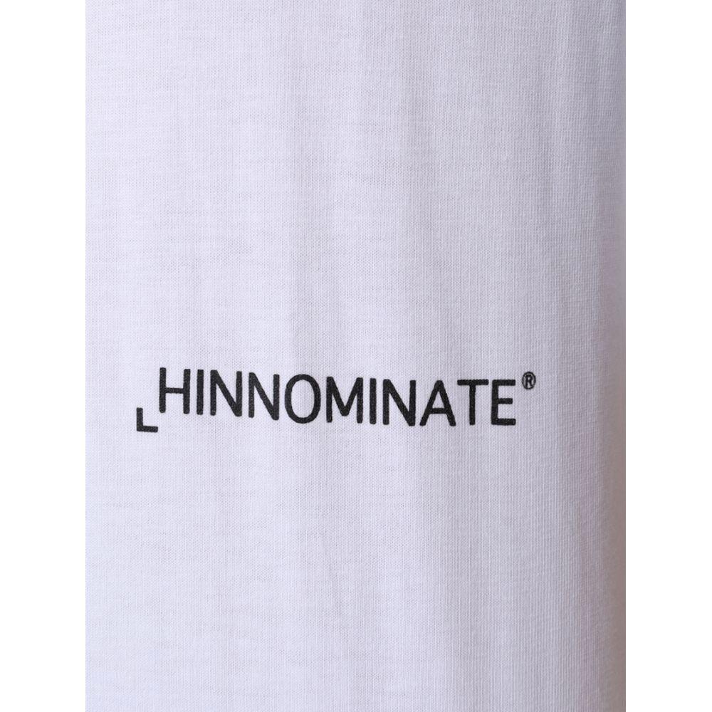 Hinnominate White Cotton T-Shirt HI-15581-L