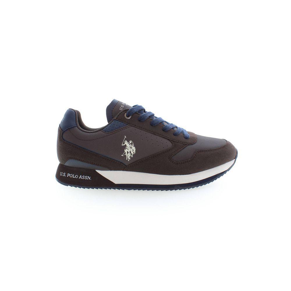 U.S. POLO ASSN. Brown Polyester Sneaker US-14566-EU42/US9