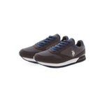 U.S. POLO ASSN. Brown Polyester Sneaker US-14566-EU42/US9