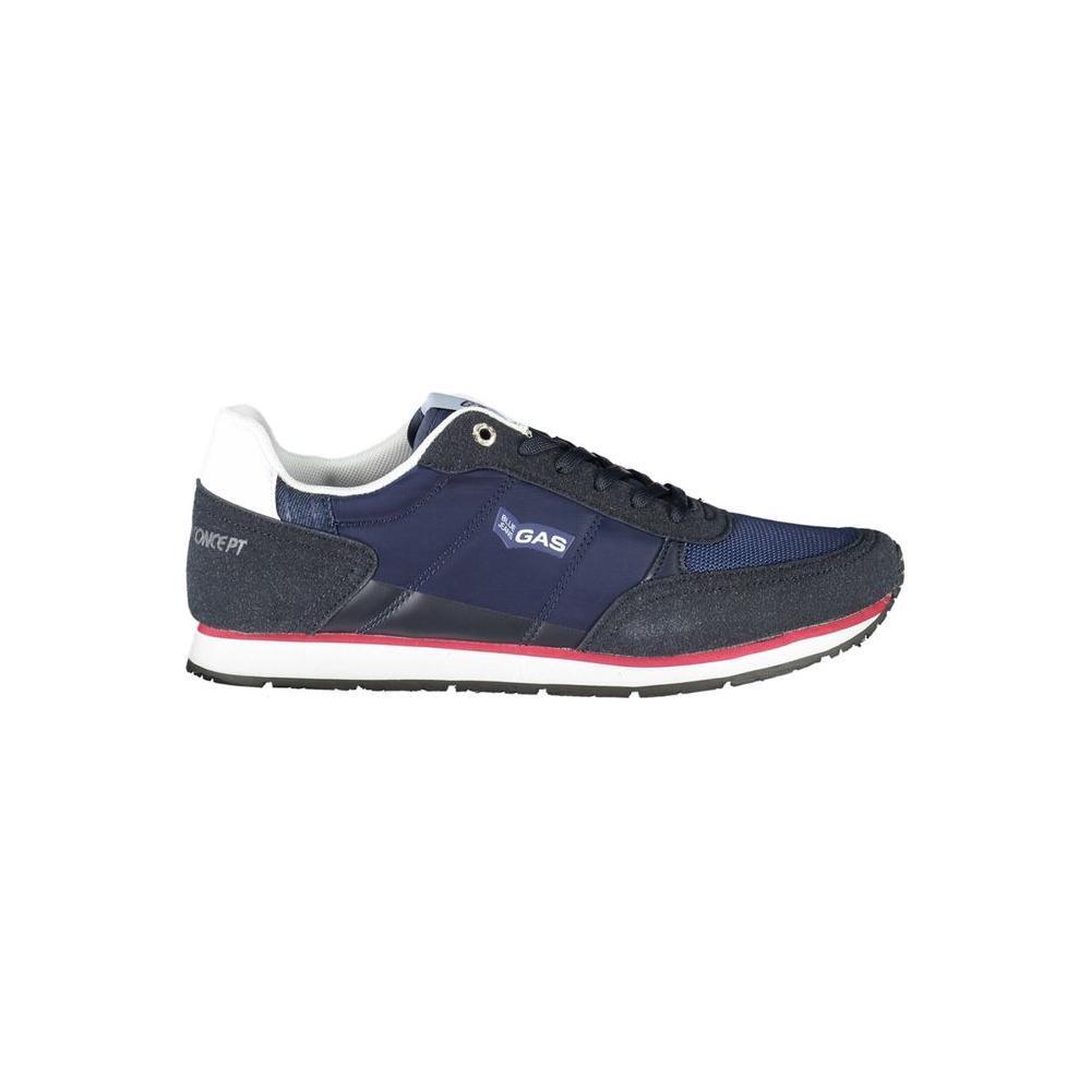 Gas Blue Polyester Sneaker