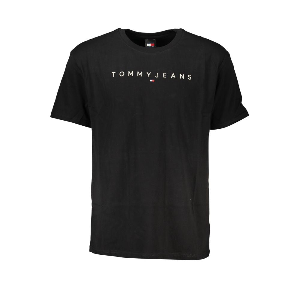 Tommy Hilfiger Black Cotton T-Shirt TO-27367-XL