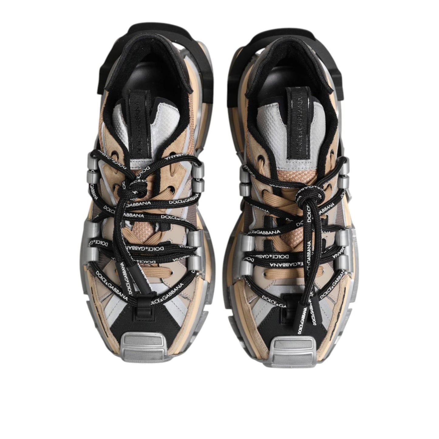 Dolce & Gabbana Multicolor Panelled Space Sneakers Shoes