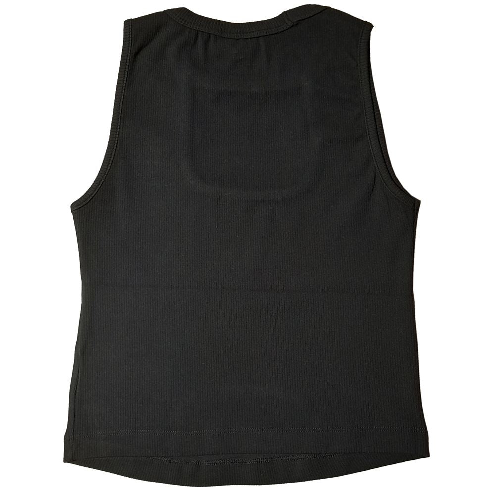 Comme Des Fuckdown Black Cotton Tops & T-Shirt