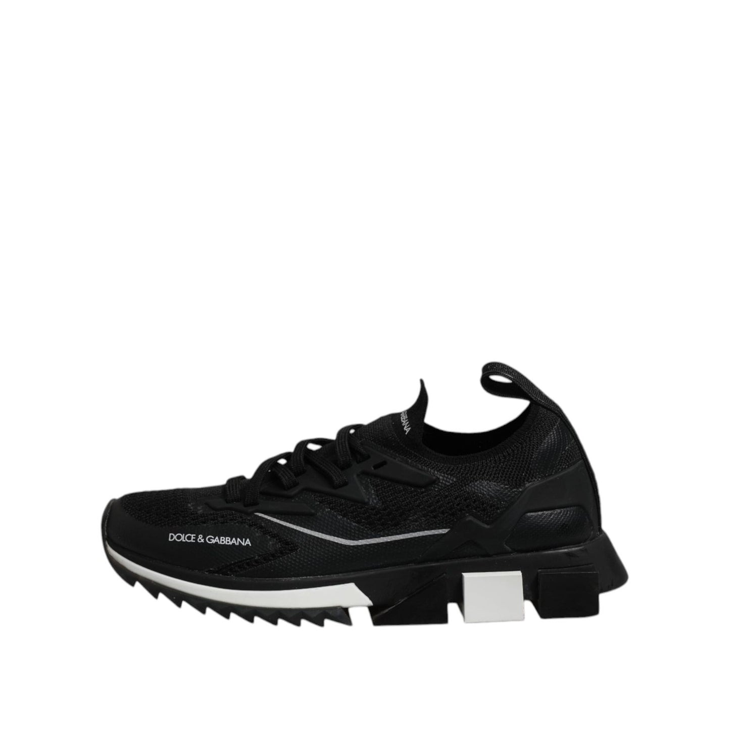 Dolce & Gabbana Black SORRENTO Sport Stretch Sneakers Shoes MV7544-40