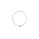 Self-Portrait Tennis necklace with bow pendant