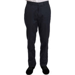 Romeo Gigli Elegant Blue Two-Piece Suit Suit Romeo Gigli Black