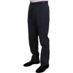 Romeo Gigli Elegant Blue Two-Piece Suit Suit Romeo Gigli Black