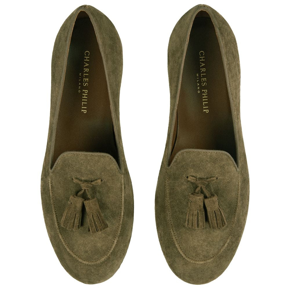 Charles Philip Green Calfskin Loafer CH-15399-EU41.5/US8.5