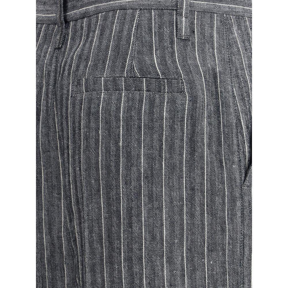 Brunello Cucinelli Linen Pants BR-MH542P8492C001-IT44 | L