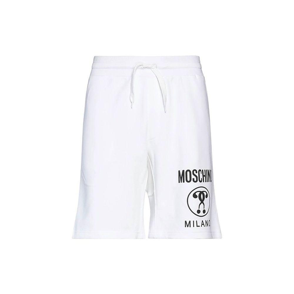 Moschino Couture Cotton Logo Shorts MO-8735531925716-IT46 | S