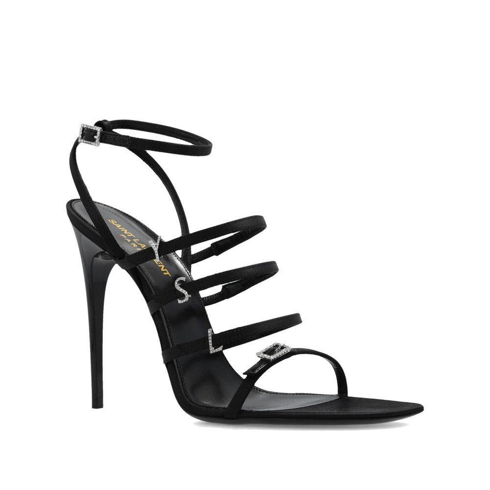 Saint Laurent Jerry Satin Sandals SA-8736563527892-EU36/US6