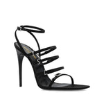 Saint Laurent Jerry Satin Sandals SA-8736563527892-EU36/US6