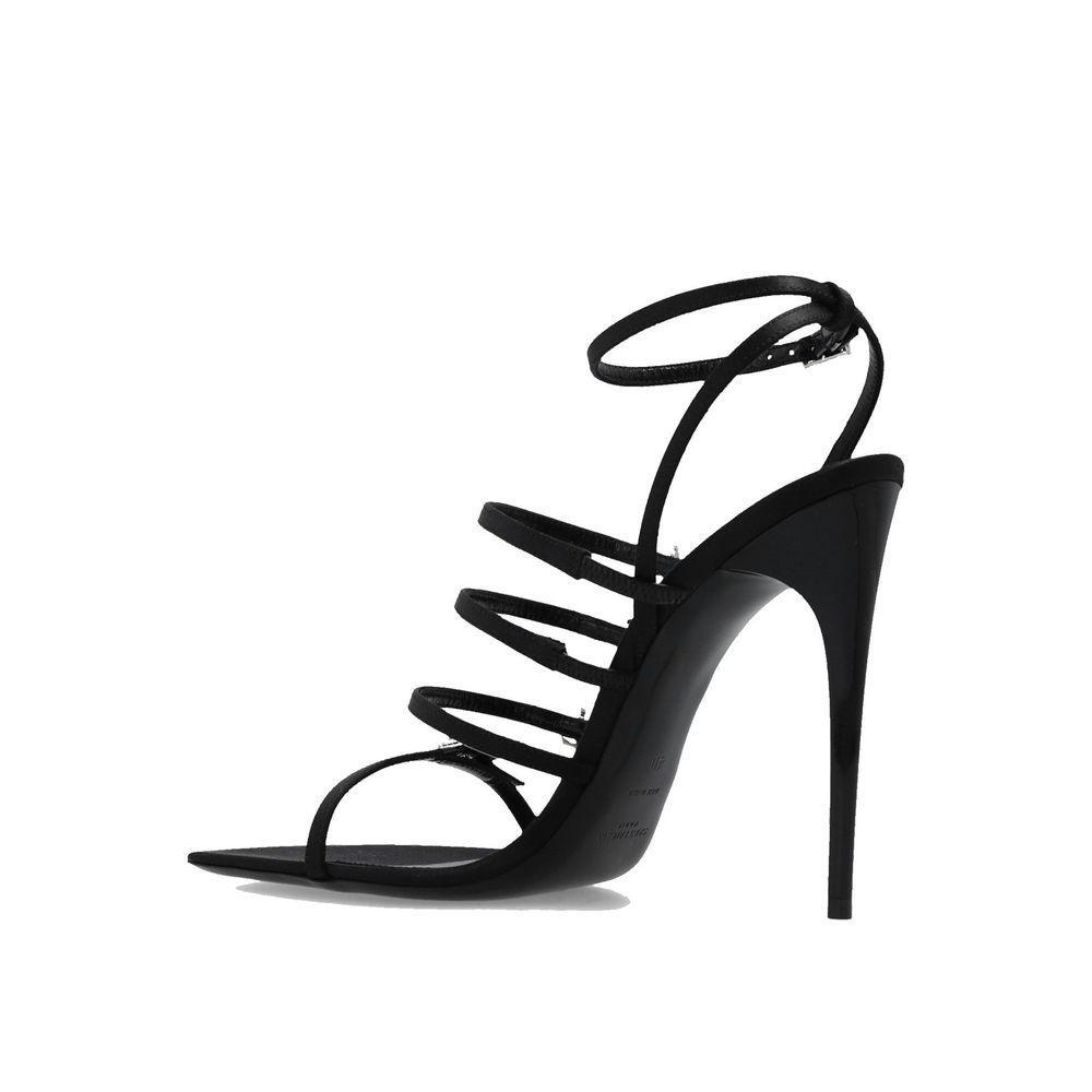 Saint Laurent Jerry Satin Sandals SA-8736563527892-EU36/US6