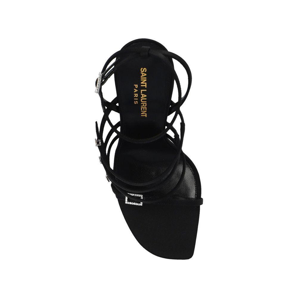 Saint Laurent Jerry Satin Sandals SA-8736563527892-EU36/US6