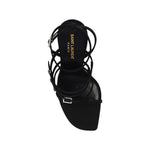 Saint Laurent Jerry Satin Sandals SA-8736563527892-EU36/US6