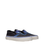 Marcelo Burlon Black Fabric Slip-On Loafers MA-8547167764745-EU40/US7
