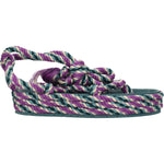Isabel Marant Multicolor Fabric Flat Sandals 1728,75667636384,EU37/US7,EU39/US9,EU40/US10,Isabel Marant,Multicolor,New with tags,Sandals - Women - Shoes,Shoes,Women,Women - Shoes IS-8547290874121-EU37/US7