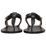 Isabel Marant Black Leather Flip-Flop Sandals 1728,75667636384,Black,EU37/US7,Isabel Marant,New with tags,Sandals - Women - Shoes,Shoes,Women,Women - Shoes IS-8547291365641-EU37/US7