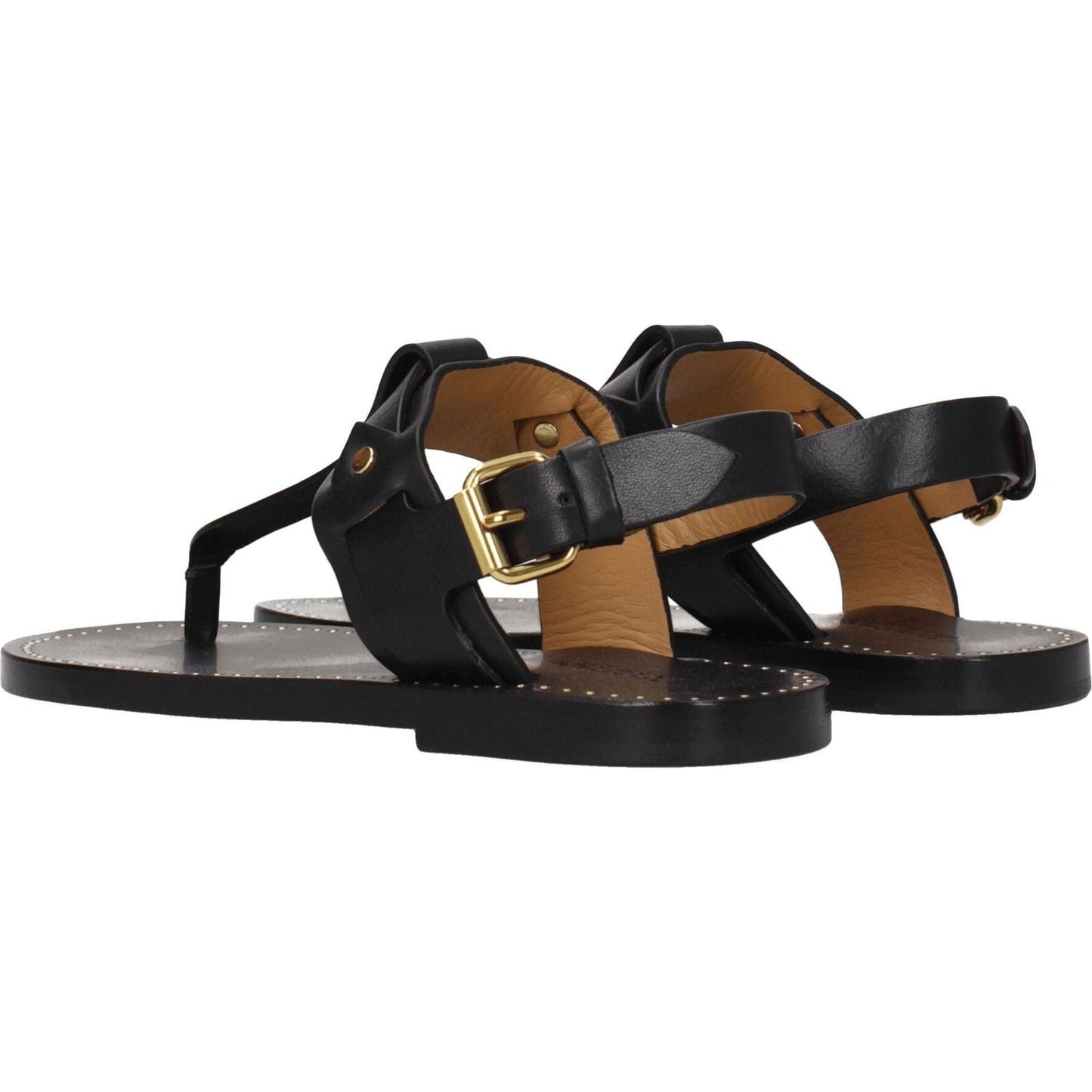 Isabel Marant Black Leather Flip-Flop Sandals 1728,75667636384,Black,EU37/US7,Isabel Marant,New with tags,Sandals - Women - Shoes,Shoes,Women,Women - Shoes IS-8547291365641-EU37/US7