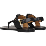 Isabel Marant Black Leather Flip-Flop Sandals 1728,75667636384,Black,EU37/US7,Isabel Marant,New with tags,Sandals - Women - Shoes,Shoes,Women,Women - Shoes IS-8547291365641-EU37/US7