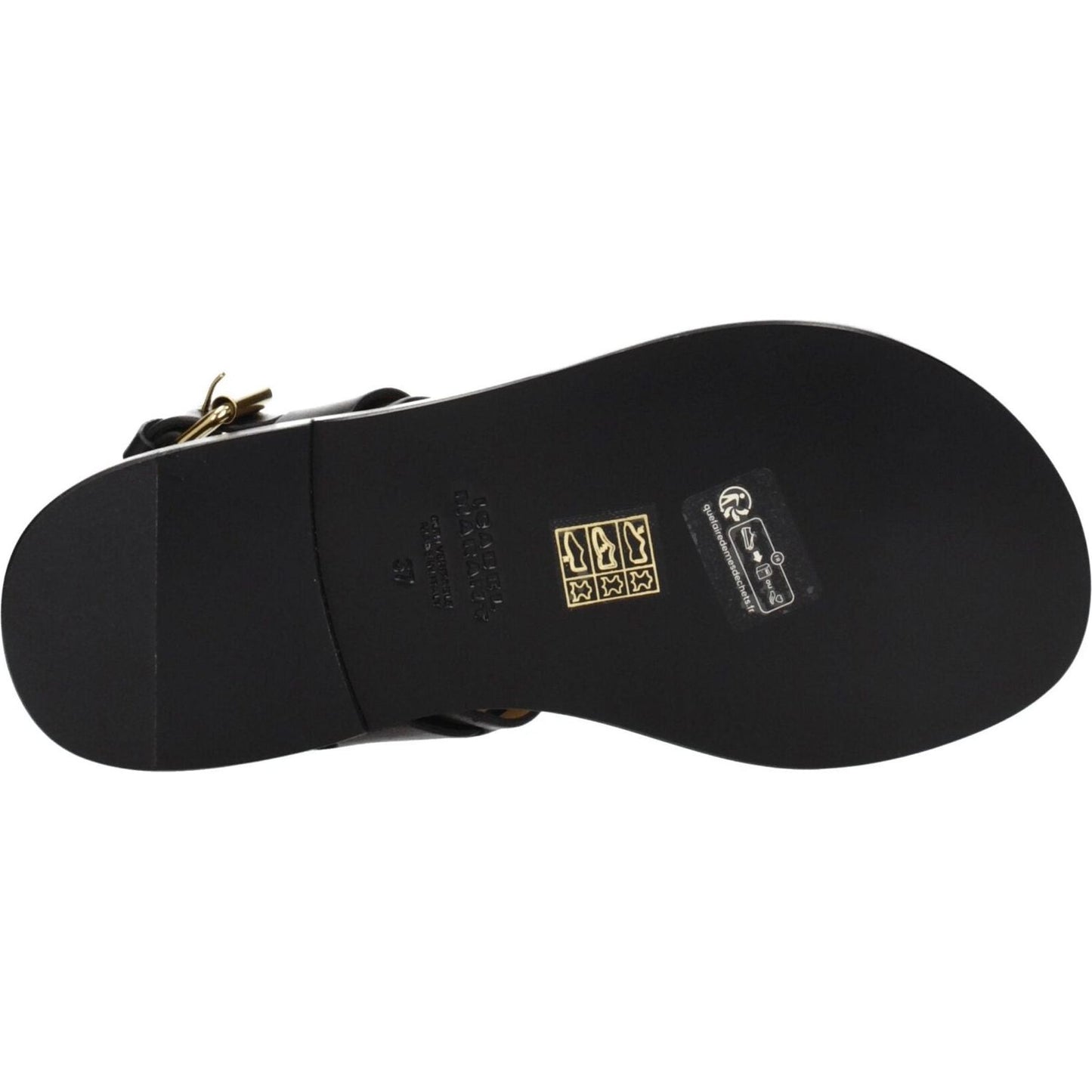 Isabel Marant Black Leather Flip-Flop Sandals 1728,75667636384,Black,EU37/US7,Isabel Marant,New with tags,Sandals - Women - Shoes,Shoes,Women,Women - Shoes IS-8547291365641-EU37/US7