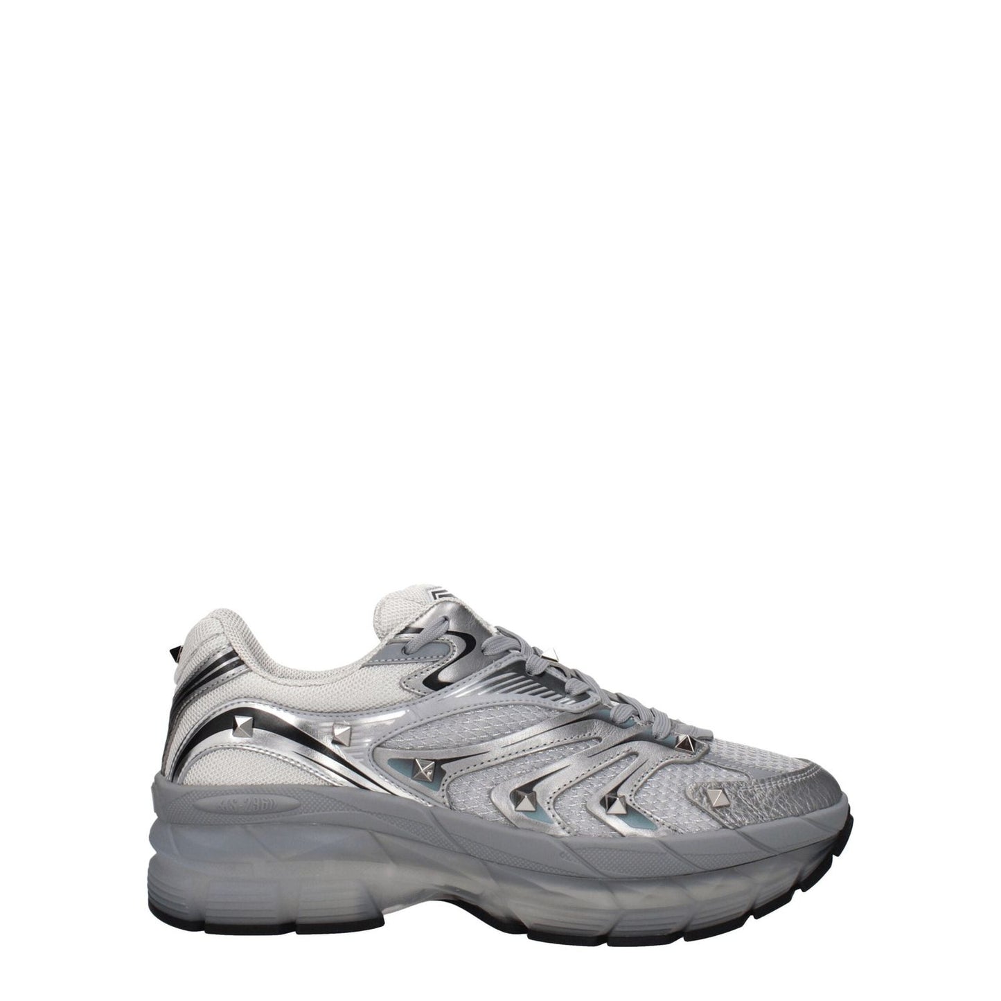 Valentino Garavani Gray Fabric Athletic Sneakers VA-8547391996169-EU39.5/US6.5