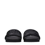 Ambush Black Leather Slippers Sandals AM-8586637246729-EU40/US7