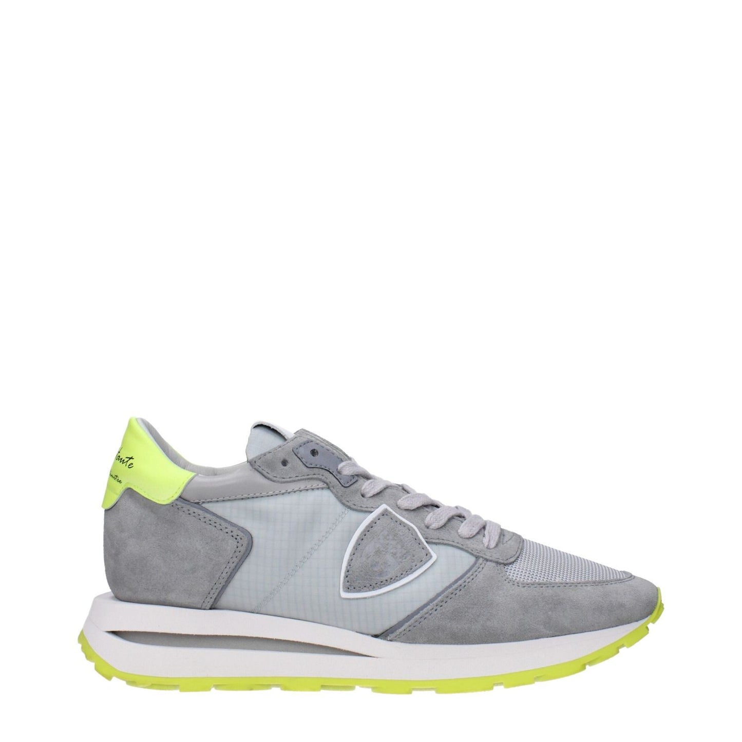 Philippe Model Gray Fabric Athletic Sneakers PH-15084848873737-EU47/US14